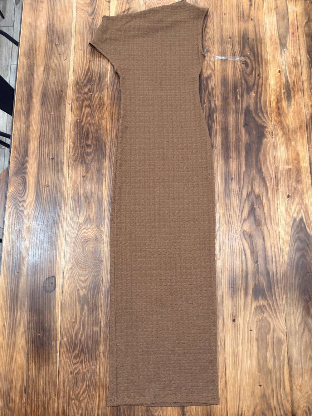 WinWin One-Shoulder Maxi Dress in Brown- NWOT